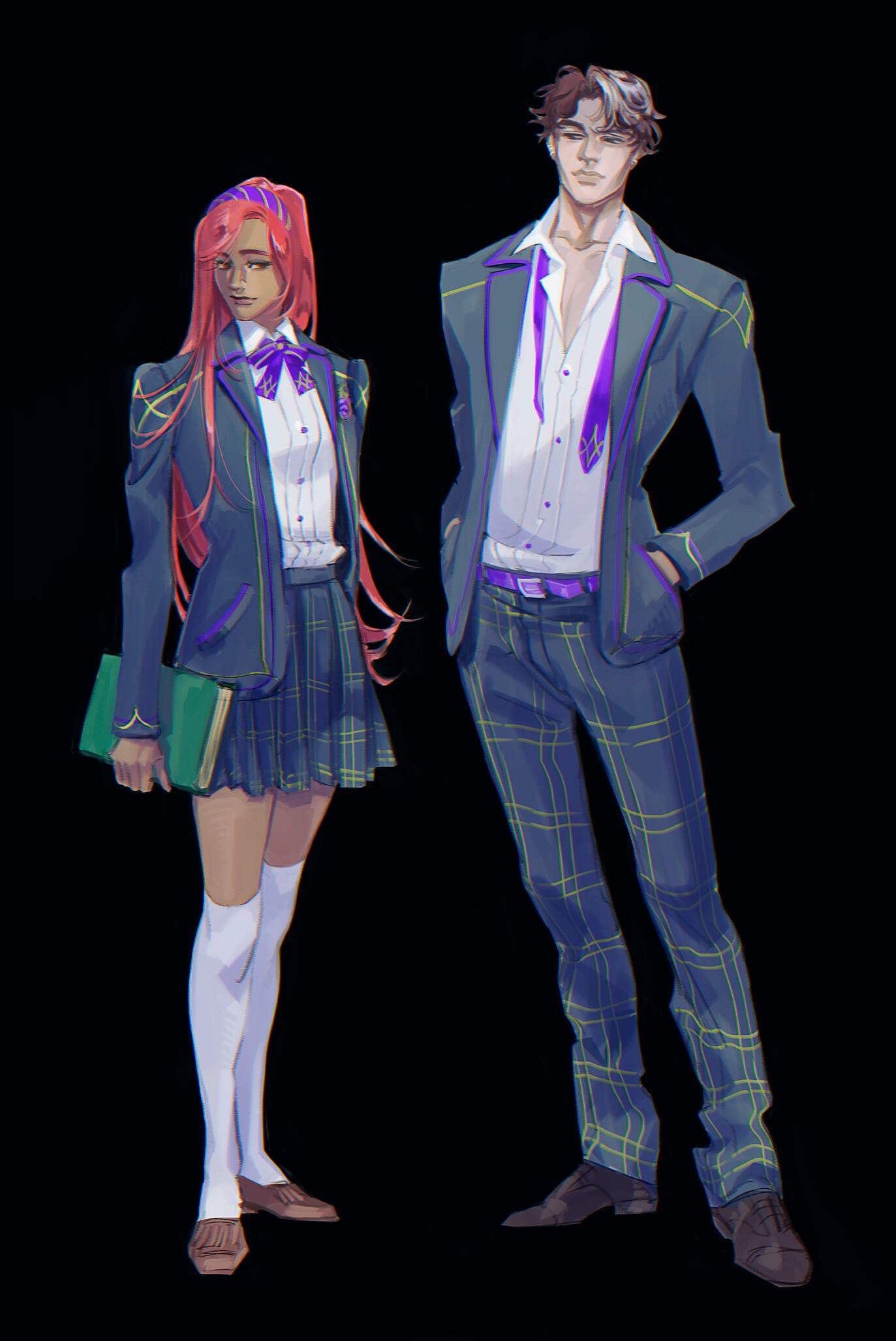 Character design: Dark Academia