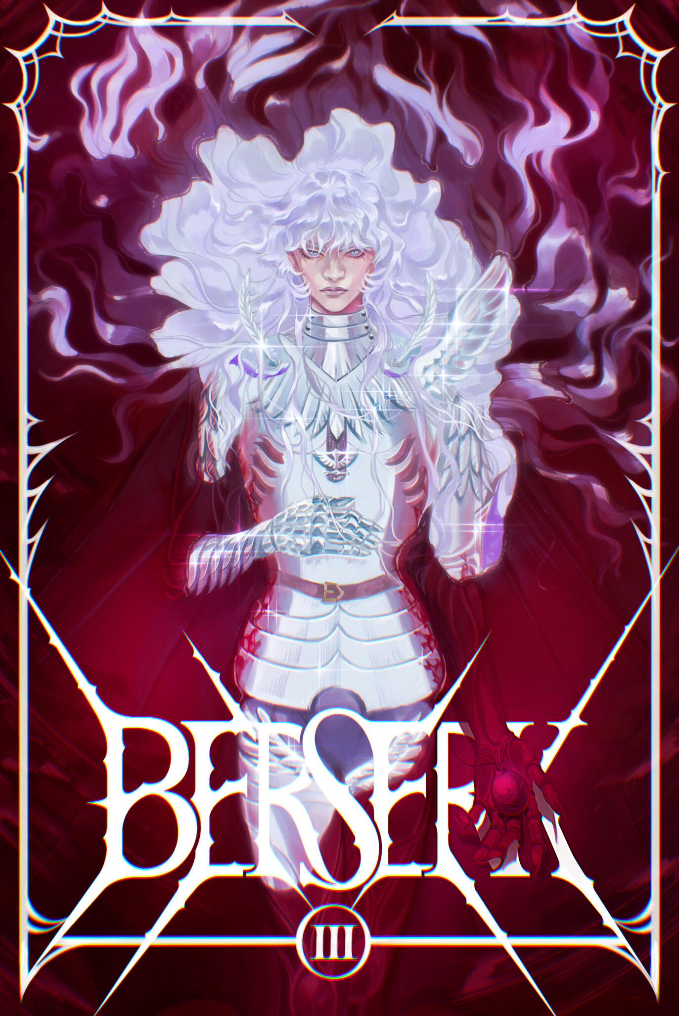 Fan cover "Berserk vol. 3" (Character: Griffith/Femto)