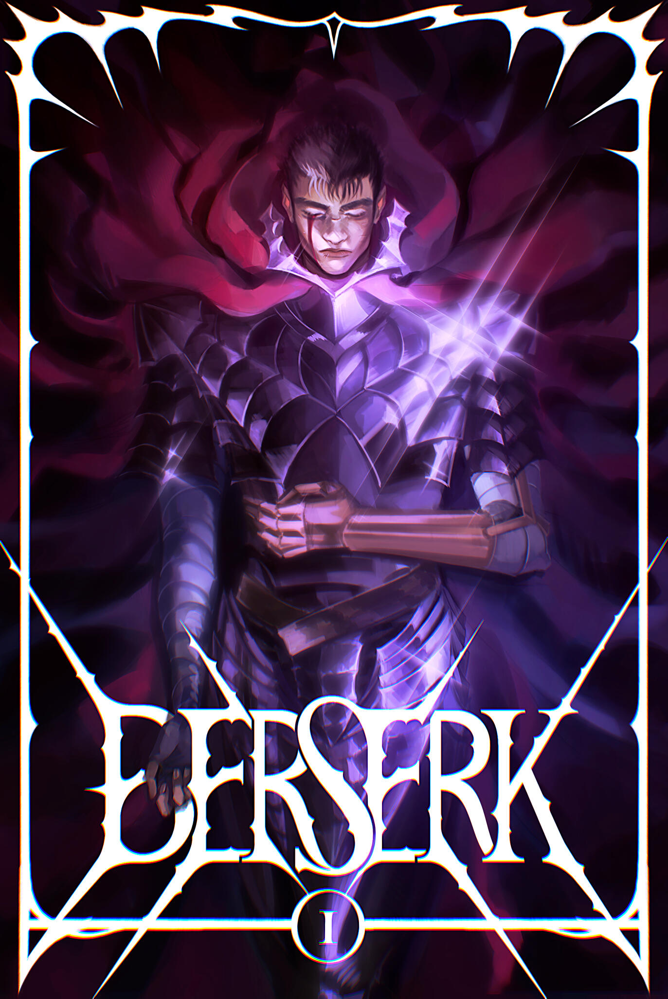 Fan cover "Berserk vol. 1" (Character: Guts)
